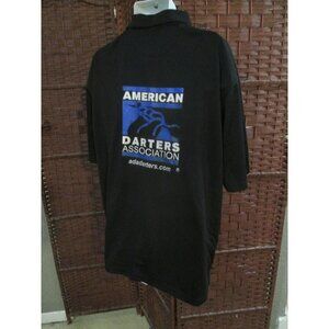 American Darters Association Polo Shirt Dart Shirt Mens XL Darts Samuel Adams